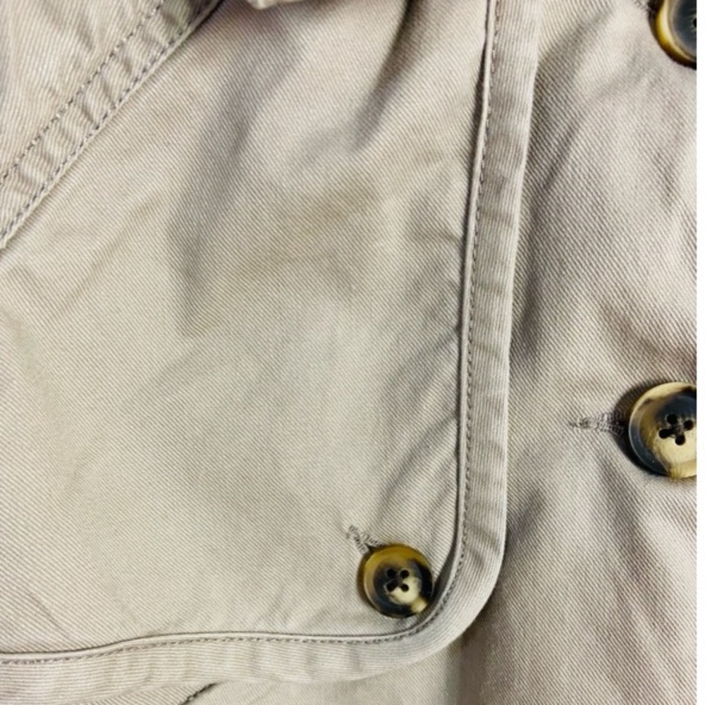 Converse One Star Denim Button Down Jacket Beige … - image 5